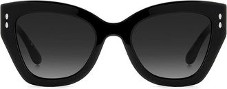 Isabel Marant IM 0286/G/S Asian Fit WR7/9O Womens Sunglasses Black Size 53