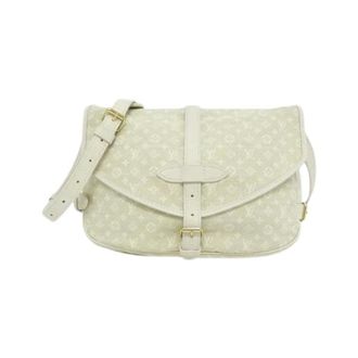 Louis Vuitton Pre-owned Cross Body Bags, female, Beige, Size: ONE SIZE Pre-owned Monogram Mini Lin Shoulder Bag