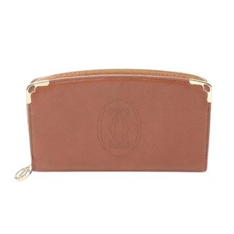 Cartier Pre-owned Wallets, female, Brown, Size: ONE SIZE Pre-owned Marcello Leather Long Wallet
