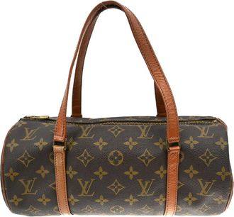 Louis Vuitton Papillon Handbag Monogram Canvas Brown Canvas Handbag (Pre-Owned)