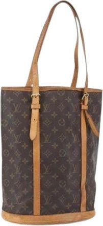 Louis Vuitton Pre-owned Bucket Bags, female, Brown, Size: ONE SIZE Pre-owned Bucket Bag