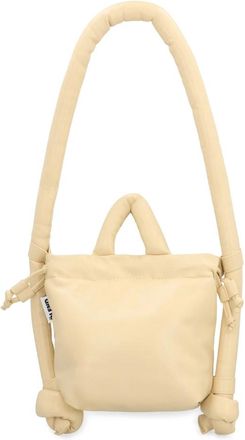&Ouml;lend Borsa Micro Ona - Dames - Handtassen - Geel - ONE Size - Leer - Tassen