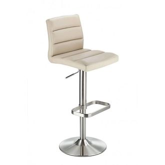 Netfurniture Swank Adjustable Bar Stool Beige