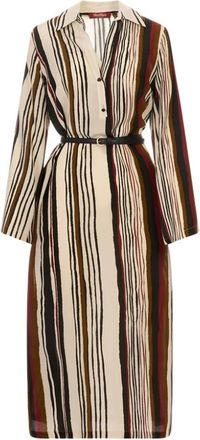 Max Mara Kleedjes, Dames, Veelkleurig, M, Vanesio Jurk