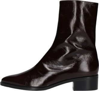 Brunate 38301 Enkellaarsjes - Dames - Laarzen met Hak - Bruin - 37 EU - Schoenen
