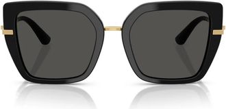 Dolce & Gabbana Sunglasses, unisex, Black, Size: 53 MM Oversized Square Sunglasses