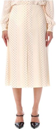 Valentino Garavani Rokken, Dames, Wit, S, Longuette Rok