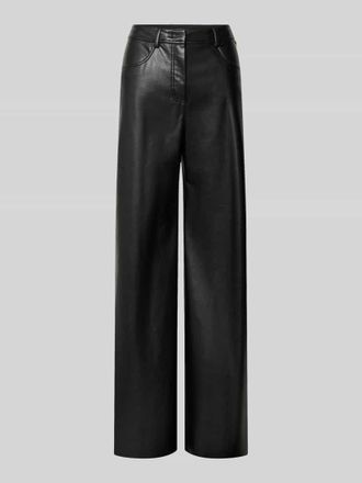 Marc Cain Straight Fit Hose mit Eingrifftaschen in Black, Gr&ouml;&szlig;e 34