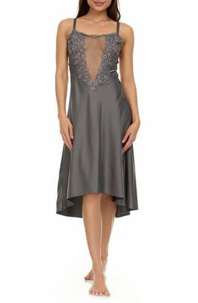 Flora Nikrooz Showstopper Nightgown in Gray at Nordstrom Rack, Size Large
