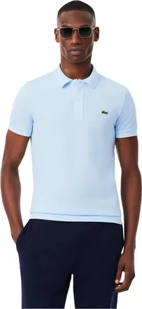 Lacoste Polohemd met korte mouwen van Pima-katoen voor heren (Blauw)