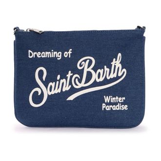 MC2 Saint Barth Clutches, female, Blue, Size: ONE SIZE Parisienne Mini Shoulder Bag