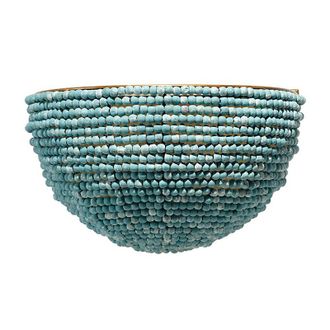 Ballard Designs Timothy Wall Sconce - Blue - Ballard Designs