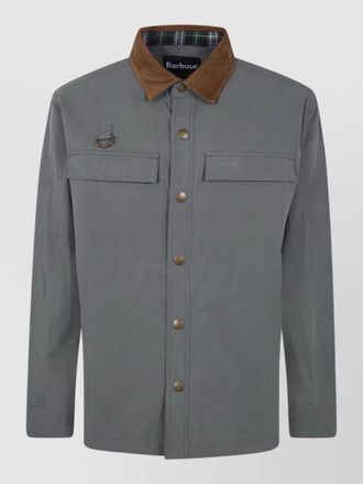 Barbour spey corduroy collar overshirt jacket