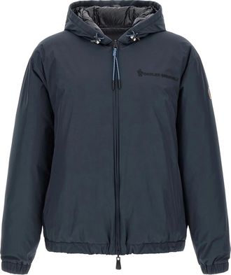 Moncler Berguns Omkeerbare Jas - Heren - Zomerjassen - Blauw - 2XL - Katoen - Jassen