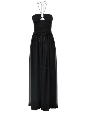 Tom Ford Black Silk Long Womens Dress