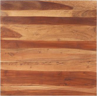 vidaXL Piano Tavolo In Legno Massello Di Acacia 15-16 Mm 80x80 Cm - Vidaxl