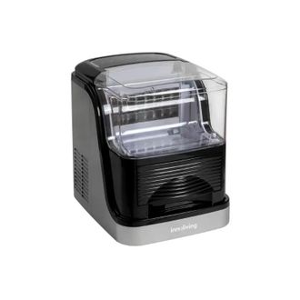 Innoliving M&aacute;quina De Hacer Hielo Profesional 15 Kg/24h Con 2 Tama&ntilde;os De Cubitos Y Tanque Removible