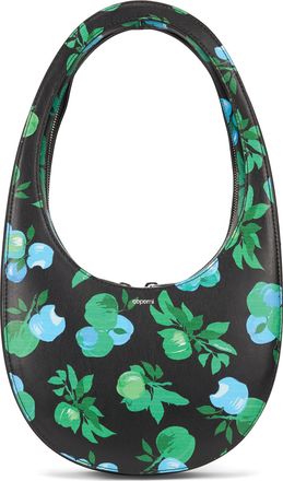 Coperni Womens Handbag Swipe Flora Black Polyurethane Handbags Hand Bags