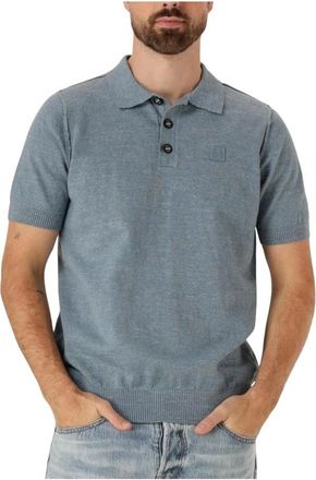 Butcher of Blue Tops, Heren, Blauw, S, Heren Polo & T-shirts Lt Clifden