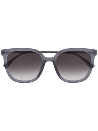 Mykita Zonnebril met vierkant montuur - Blauw