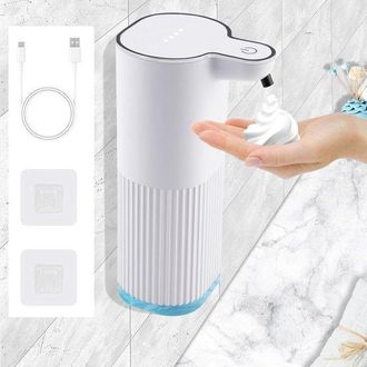 OEM Dispensador Autom&aacute;tico De Jab&oacute;n, 360 Ml, Usb, Recargable, Dispensador De Jab&oacute;n En Espuma, Montaje En Pared Para Cocina, Ba&ntilde;o, Escuela, Hotel