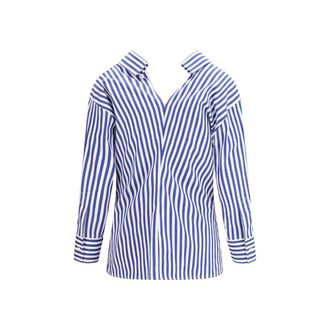Givenchy Womens Blue Cotton Pattern Shirt