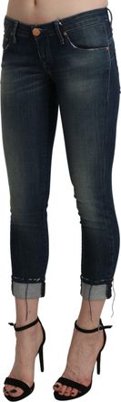 Acht Washed Low Waist Skinny Cropped Womens pant
