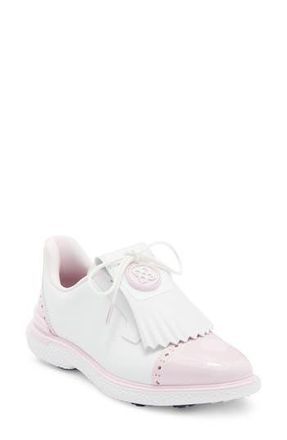 G/Fore G.112 Golf Shoe in Snow/blush at Nordstrom Rack