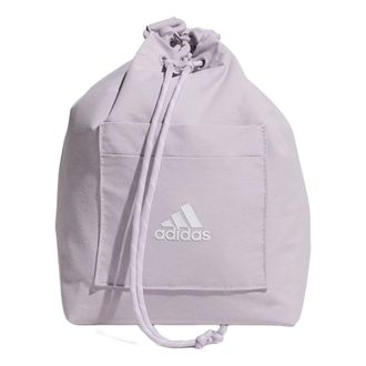 adidas Crossbody Drawstring Sport Casual Bag Purple JJ2081