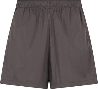 Stone Island Loose Wide-Leg Bermuda Shorts - Heren - Korte Broeken - Grijs - W33 - Nylon - Korte Broeken