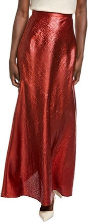 St. John Embossed Satin Pant