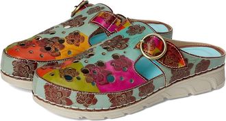 L'Artiste by Spring Step Sefton Womens Slippers Mint : EU 37 (US Womens 6.5-7) M, Leather