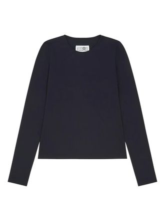 Maison Margiela long-sleeved T-shirt - Blu