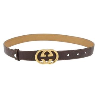 Gucci Pre-owned Vintage Belt - female - Gucci Vintage - Vintage Belts - Brown - ONE SIZE - Pre-owned
