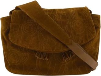 Ferragamo Pre-owned Cross Body Bags, female, Brown, Size: ONE SIZE Pre-owned bz-21 Shoulder bag