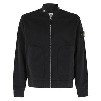 Stone Island Bomberjack - Heren - Bomber jackets - Zwart - S - Katoen - Jassen