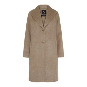 BTF-CPH Abrigo de Cachemira- Seda y Lana - Coats - Mujer - Beige - 2XL