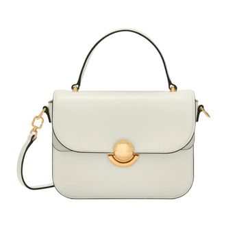 Furla Sfera Top Handle S - Dames - Handtassen - Wit - ONE Size - Leer - Tassen