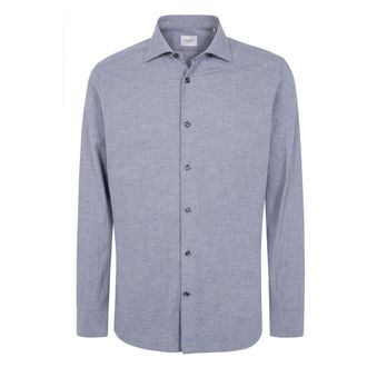 Tintoria Mattei Camisa de franela lisa - Shirts - Hombre - Gris - 3XL