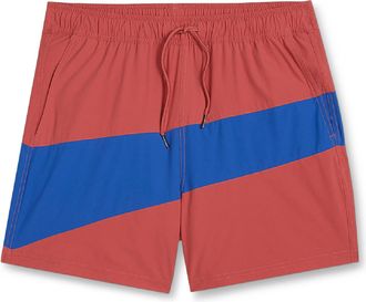 Fair Harbor Mens Bungalow 5 Swim Trunks Red XXL
