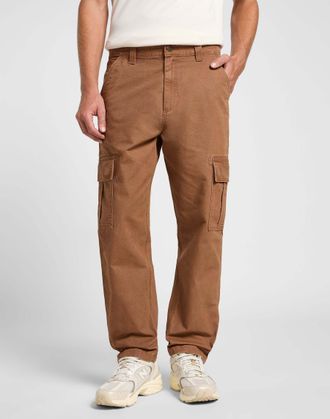 Lee Cargohose LEE Lee Cargohose Cargo Pant, Herren, Gr. 33, L&auml;nge 32, braun, Obermaterial: 100% Baumwolle CO., Hosen Cargohose