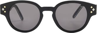 Dior CD DIAMOND R2I Smoke Oval Mens Sunglasses DM40110I 01A 48
