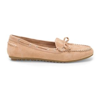Oltre Schoenen, Dames, Beige, 36 EU, Leer, Suede Leren Loafers