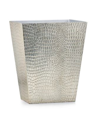 Labrazel Crocodile Silver Wastebasket