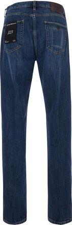 Emporio Armani Mens Slim Fit Jeans Blue Cotton