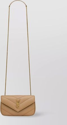 Saint Laurent mini quilted chain strap cross-body bag