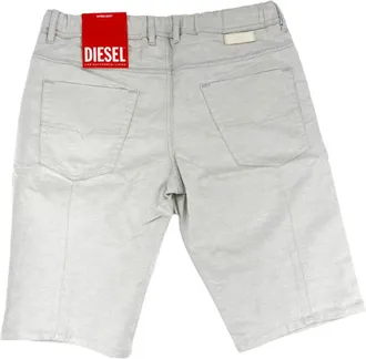 Diesel White Denim Shorts - White