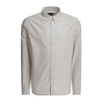 A.P.C. Greg Shirt - Heren - Casual Overhemden - Groen - L - Katoen - Overhemden