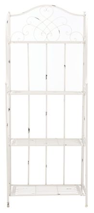 Safavieh Estante hierro de blanco antiguo