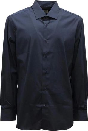 Mazzarelli Heren, Overhemden, Blauw, Maat: 3XL